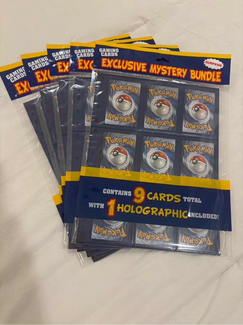 Exclusive Mystery Pokemon Card Bundle - Blue & Yellow